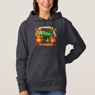 Goedemorgen zonneschijn Funny Chameleon Hoodie