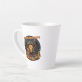 Goedemorgen Zonneschijn Grappige Bigfoot Latte Mok (Linkerhoek)