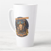 Goedemorgen Zonneschijn Grappige Bigfoot Latte Mok (Linkerhoek)