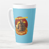Goedemorgen Zonneschijn Grappige Bigfoot Latte Mok (Linkerhoek)