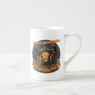 Goedemorgen Zonneschijn Grappige Bigfoot Porselein Kop