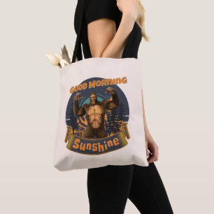 Goedemorgen Zonneschijn Grappige Bigfoot Tote Bag