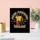 Goedemorgen Zonneschijn Grappige Haan Acryl Bord (Huwelijk)