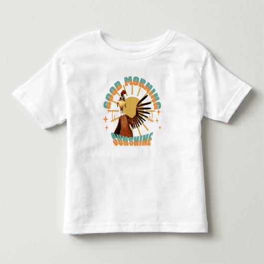 Goedemorgen Zonneschijn Grappige Haan Kinder Shirts (Voorkant)