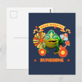 Goedemorgen Zonneschijn Grappige Kameleon Briefkaart (Voorkant / Achterkant)