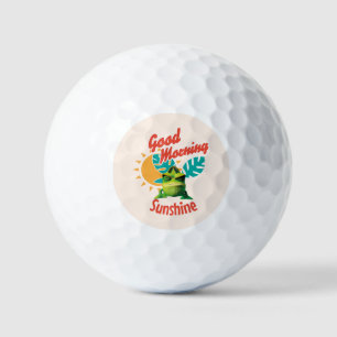Goedemorgen Zonneschijn Grappige Kameleon Golfballen
