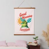 Goedemorgen Zonneschijn Grappige Kameleon Hangend Wandkleed (Slaapkamer)