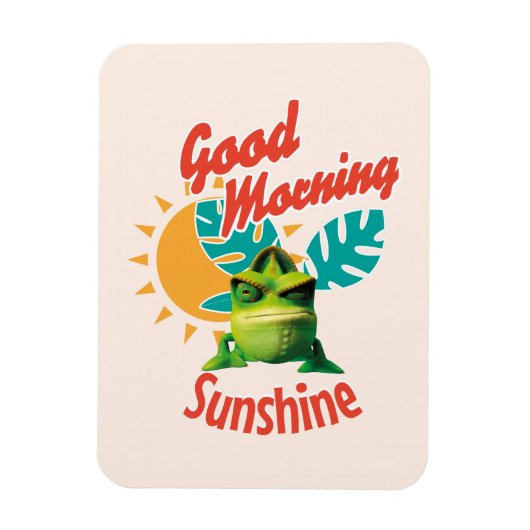 Goedemorgen Zonneschijn Grappige Kameleon Magneet (Verticaal)