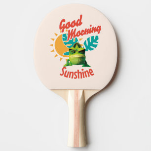 Goedemorgen Zonneschijn Grappige Kameleon Tafeltennisbatje