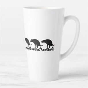 Goedemorgen Zonneschijn Grappige Poepende Hond Latte Mok