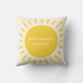 goedemorgen zonneschijn kinderkussen kussen (Achterkant)