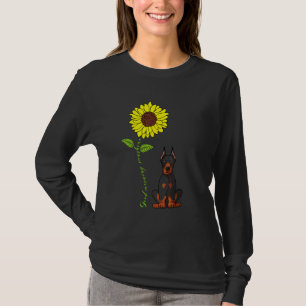 Goedemorgen Zonneschijn Liefde Mijn Dobermann Pins T-shirt
