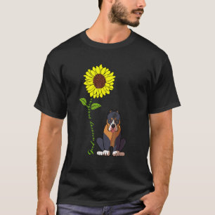 Goedemorgen Zonneschijn Liefde Mijn Pitbull Hond M T-shirt