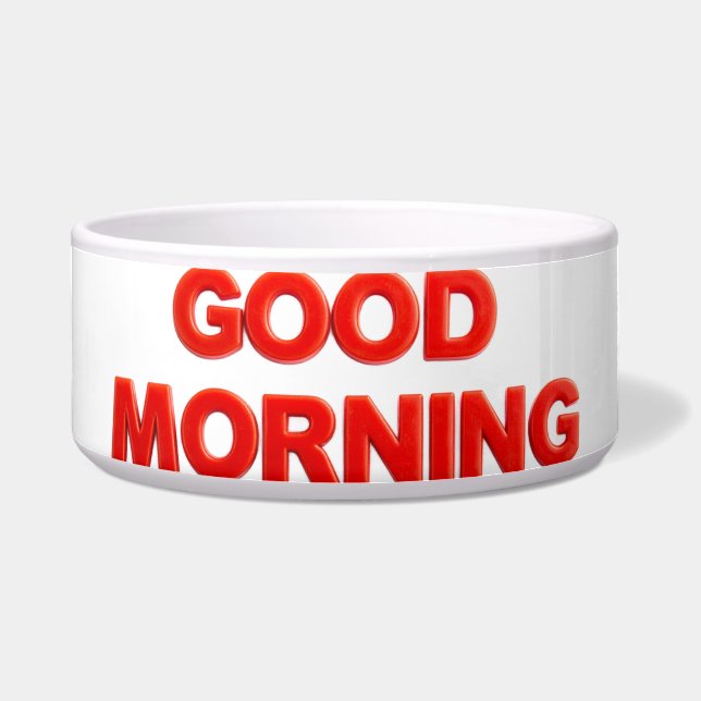 Goedemorgen Zonneschijn Mok Voerbakje (Voorkant)