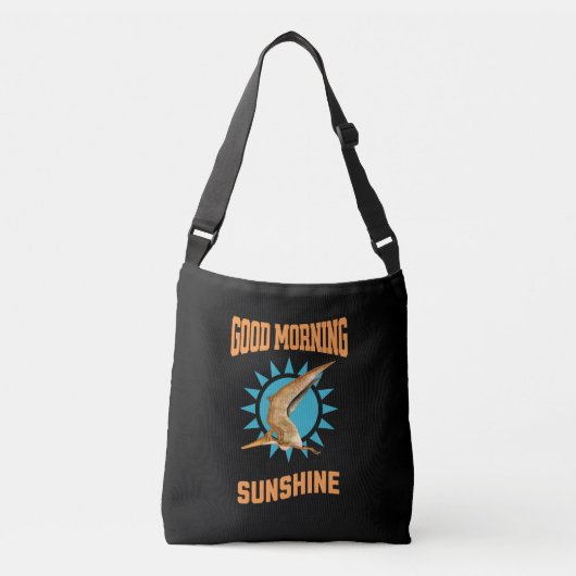 Goedemorgen Zonneschijn Pterodactylus Dino Crossbody Tas (Voorkant)