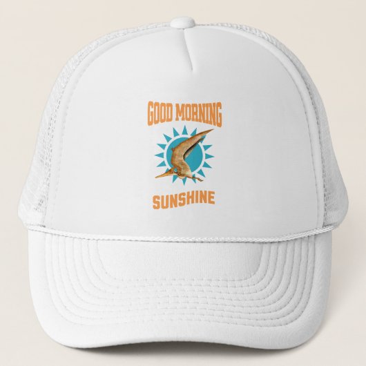 Goedemorgen Zonneschijn Pterodactylus Dino Trucker Pet (Voorkant)