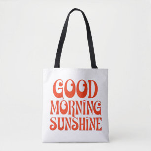 Goedemorgen Zonneschijn Retro Decor Print Tote Bag