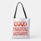 Goedemorgen Zonneschijn Retro Decor Print Tote Bag (Achterkant)