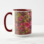 Goedemorgen Zonneschijn Rood Roze Bloem Mok Cup (Links)