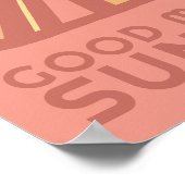 Goedemorgen Zonneschijn Schattige Zonnekwekerij Ba Poster (Hoek)