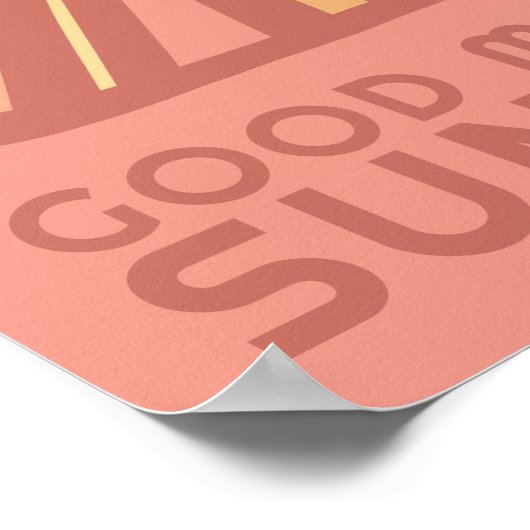 Goedemorgen Zonneschijn Schattige Zonnekwekerij Ba Poster (Hoek)