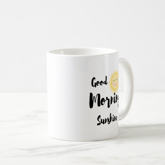 Goedemorgen Zonneschijn | Verklaring Koffie Mok (Voorkant rechts)