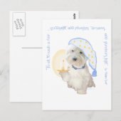 Goedenacht Blauw Briefkaart (Voorkant / Achterkant)