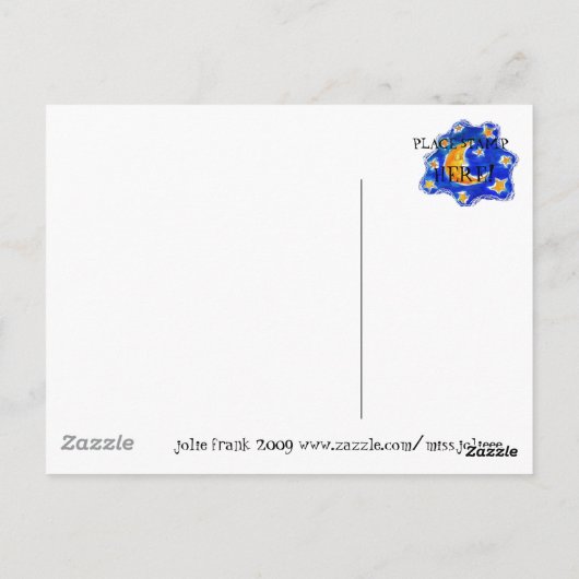 Goedenacht, Moon. Briefkaart (Achterkant)