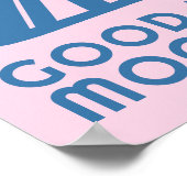 Goedenacht Moonbeam Schattige Moon Nursery Room Ar Poster (Hoek)