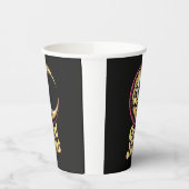 Goedenacht Retro Moon Papieren Bekers (Links)