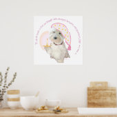Goedenacht Roze Poster (Keuken)