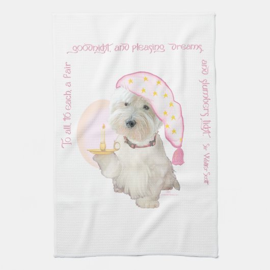 Goedenacht Roze Theedoek (Verticaal)