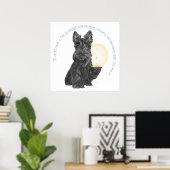 Goedenacht Schotse Terrier Poster (Thuiskantoor)