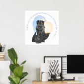 Goedenacht Schotse Terrier Poster (Thuiskantoor)