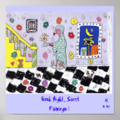 Goedenacht, Sweet Flamingo! Poster (Voorkant)