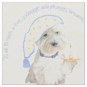 Goedenacht Westie Stof (Close Up)