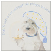 Goedenacht Westie Stof (Close Up)