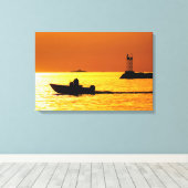 Goedenavond Canvas Afdruk (Insitu (Houten vloer))