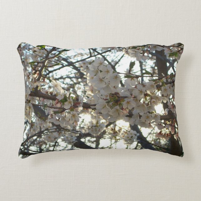 Goedenavond Cherry Blossom II Spring Sunset Accent Kussen (Voorkant)