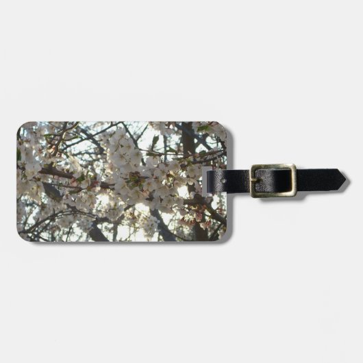 Goedenavond Cherry Blossom II Spring Sunset Bagagelabel (Voorkant horizontaal)