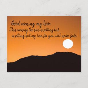 goedenavond feestdagenkaart