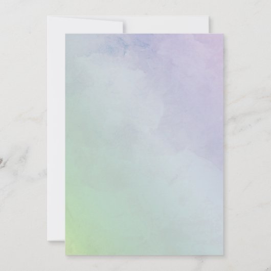 Goedenavond hydrangeas Wedding Photo Save the Date (Achterkant)