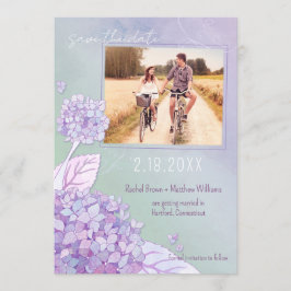 Goedenavond hydrangeas Wedding Photo Save the Date
