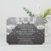 Goedenavond kartonnen lantaarn onder de sterren kaart (Staand voorkant)