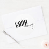 Goedenavond Ronde Sticker (Envelop)