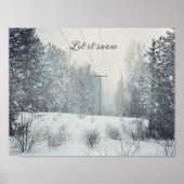 Goedenavond sneeuwval poster (Voorkant)