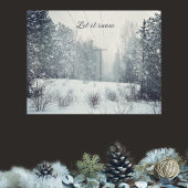 Goedenavond sneeuwval poster