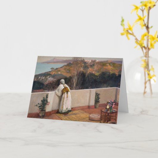 Goedenavond, Tanger | Sir John Lavery Kaart (Gele Bloem)