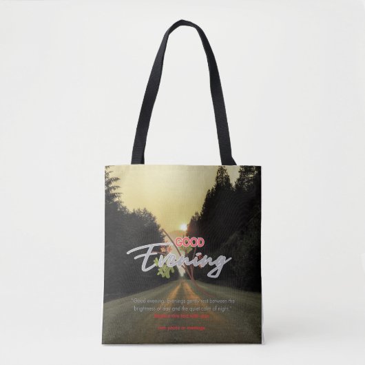 Goedenavond  tote bag (Voorkant)