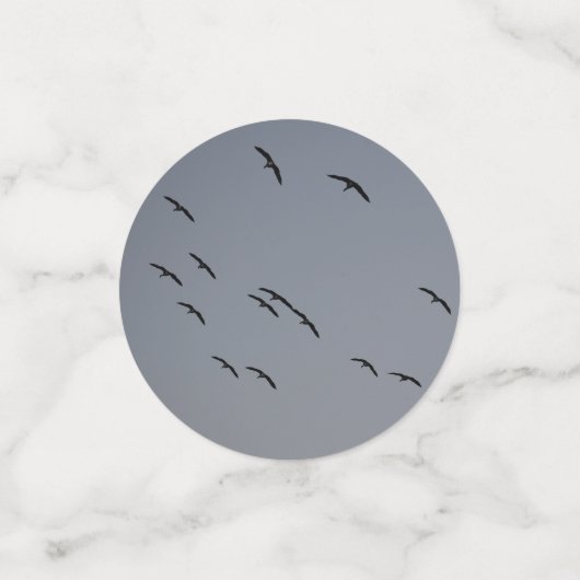 Goedenavond vlucht confetti (Kleine voorkant)